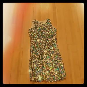 Cute disco looking dress great for 4th of July